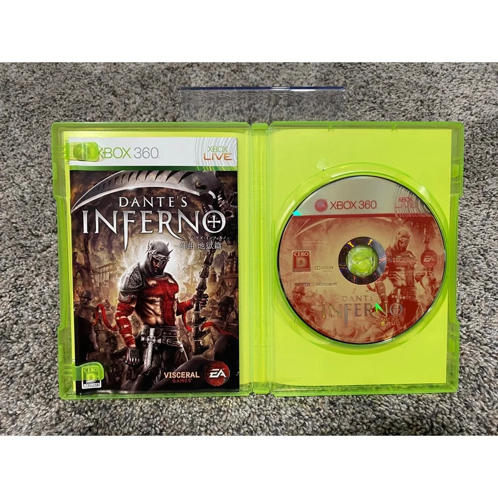 Dante's Inferno Xbox 360 NTSC-J Excellent Japanese Import CIB NTSC-J